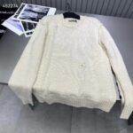 Dior Women CD Dior Otani Workshop Sweater White Wool Cashmere Jersey Reference: 413M651AT742_C089 – Image 2