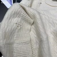 Dior Men CD Dior Otani Workshop Sweater White Wool Cashmere Jersey (7)