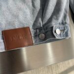 Dior Men CD MKII Jacket Light Blue Cotton Twill Laser-Faded Vintage Effect Heavy-Weight Denim - Imagen 6