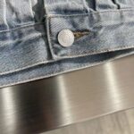 Dior Men CD MKII Jacket Light Blue Cotton Twill Laser-Faded Vintage Effect Heavy-Weight Denim - Imagen 7