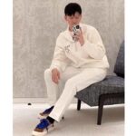 Dior Men CD Track Pants White Cotton Fleece Dior 47 Embroidery Pockets - Imagen 11