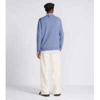 Dior Men CD Track Pants White Cotton Fleece Dior 47 Embroidery Pockets (5)