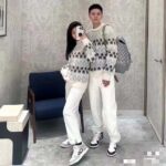 Dior Men Dior And Peter Doig CD Diamond Sweater Gray Wool Jacquard - Imagen 11