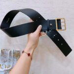 Dior Unisex CD Dior Punk Belt Black Matte Calfskin 54 MM Width – Bild 4