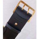 Dior Unisex CD Dior Punk Belt Black Matte Calfskin 54 MM Width – Bild 7