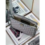 Dior Unisex CD Medium 30 Montaigne Pouch Gray Dior Oblique Jacquard - immagine 9