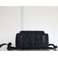 Dior Unisex CD Rider Backpack Black Maxi Dior Oblique Jacquard