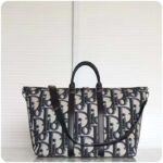 Dior Unisex CD Weekend 40 Bag Beige Black Maxi Dior Oblique Jacquard - Bild 5