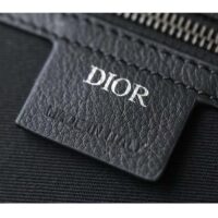 Dior Unisex CD Weekend 40 Bag Beige Black Maxi Dior Oblique Jacquard (2)