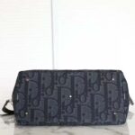 Dior Unisex CD Weekend 40 Bag Black Maxi Dior Oblique Jacquard - Bild 6