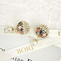 Dior Women 30 Tribales Earrings Gold-Finish Metal (1)