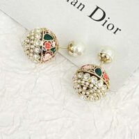 Dior Women 30 Tribales Earrings Gold-Finish Metal (1)