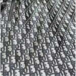 Dior Women CD Belted Dress Gray Technical Taffeta Jacquard Dior Oblique Motif Reference: 417R92A2970_X8854 - Imagen 7