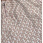 Dior Women CD Belted Dress Melocoton Pink Technical Taffeta Jacquard Dior Oblique Motif Reference: 417R92A2970_X1245 - Imagen 6