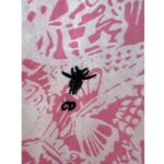 Dior Women CD Blouse Melocoton Pink Cotton Voile with Allover Butterfly Motif - Imagen 6