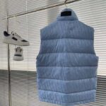 Dior Women CD Dior Oblique Down Vest Blue Technical Jacquard - immagine 3