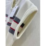Dior Men CD Dioralps Vest White Wool Cashmere Knit Three-Tone Butterfly Motif Reference: 414G19AM124_X0878 - Image 7