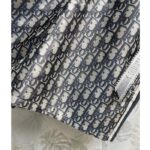 Dior Women CD Essentials Shorts Blue Technical Taffeta Jacquard with Dior Oblique Motif - Imagen 8