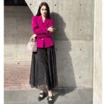 Dior Women CD Fitted Jacket Passion Pink Wool Silk Front Button Closure - immagine 15