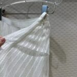 Dior Women CD Flared Mid-Length Skirt Ecru Technical Cotton Lace D-Lace Butterfly Motif - Bild 9