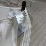 Dior Women CD Flared Mid-Length Skirt Ecru Technical Cotton Lace D-Lace Butterfly Motif - Bild 10