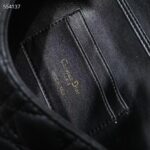 Dior Women CD Lady Dior Phone Pouch Black Cannage Lambskin Removable Chain Strap – Bild 10