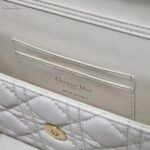 Dior Women CD Lady Dior Phone Pouch Latte Cannage Lambskin Removable Chain Strap - Image 10