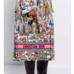 Dior Women CD Medium Book Tote White Multicolor Mexico Millefiori Embroidery – Image 12