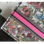 Dior Women CD Medium Book Tote White Multicolor Mexico Millefiori Embroidery – Image 8