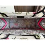 Dior Women CD Medium Book Tote White Multicolor Mexico Millefiori Embroidery – Image 9