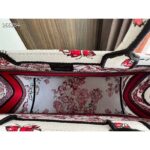 Dior Women CD Medium Book Tote White Red Le Cœur Des Papillons Embroidery - Image 9