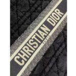 Dior Women CD Medium Dior Book Tote Black Cannage Shearling - Image 10