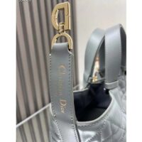 Dior Women CD Medium Dior Toujours Bag Stone Gray Macrocannage Calfskin Reference M2821OSHJ_M41G (4)