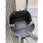 Dior Women CD Medium Dior Toujours Bag Stone Gray Macrocannage Calfskin Reference M2821OSHJ_M41G - Imagen 8