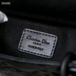 Dior Women CD Medium Lady D-Joy Bag Black Cannage Calfskin Diamond Motif Reference M0540SNEA_M900 - Image 10