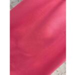 Dior Women CD Mid-Length Flared Skirt Passion Pink Wool Silk Thin Waistband Side Zip Closure - Image 3