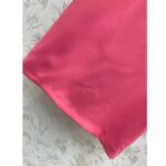 Dior Women CD Mid-Length Flared Skirt Passion Pink Wool Silk Thin Waistband Side Zip Closure - Image 6