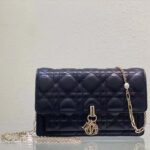 Dior Women CD Miss Dior Chain Pouch Black Cannage Lambskin – Image 3