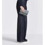 Dior Women CD Miss Dior Chain Pouch Cloud Blue Cannage Lambskin - Image 13