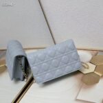 Dior Women CD Miss Dior Chain Pouch Cloud Blue Cannage Lambskin - Image 4