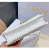 Dior Women CD Miss Dior Chain Pouch Latte Cannage Lambskin (10)