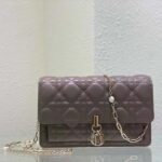 Dior Women CD Miss Dior Chain Pouch Sand-Colored Cannage Lambskin - immagine 2