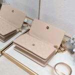 Dior Women CD Miss Dior Top Handle Bag Melocoton Biscuit Cannage Lambskin - Image 5