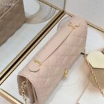 Dior Women CD Miss Dior Top Handle Bag Melocoton Biscuit Cannage Lambskin - Image 7