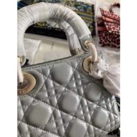 Dior Women CD Small Lady Dior My ABCDior Bag Stone Gray Cannage Lambskin Reference M0538ONGE_M41G (1)