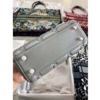 Dior Women CD Small Lady Dior My ABCDior Bag Stone Gray Cannage Lambskin Reference M0538ONGE_M41G (1)