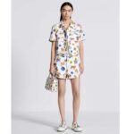 Dior Women CD Small Lady My ABCDIOR Bag White Multicolor Calfskin Dragon Zodiac Print - Image 10