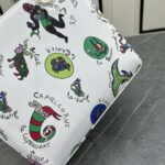 Dior Women CD Small Lady My ABCDIOR Bag White Multicolor Calfskin Dragon Zodiac Print - Image 5