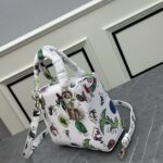 Dior Women CD Small Lady My ABCDIOR Bag White Multicolor Calfskin Dragon Zodiac Print - Image 4
