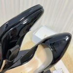 Dior Women CD Sweet-D Slingback Pump Black Patent Shiny Calfskin - Image 10